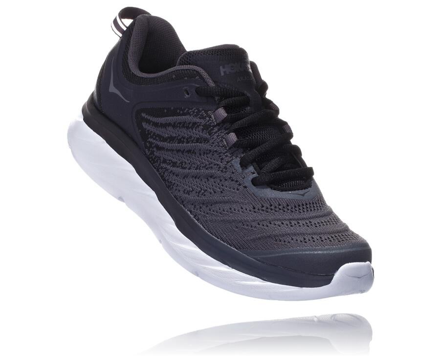 Tenis Hoka One One Masculino Pretas/Branco - Akasa - 127-ZTDHFX